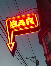 bar neon sign