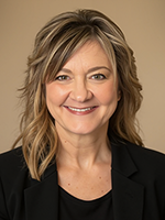 Woman smiling at camera